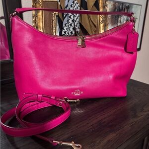 Coach Pink Leather Women's Bag